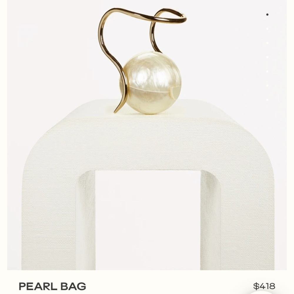 NWT Cult Gaia pearl bag